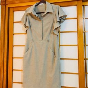 Calvin Klein beige dress size 10
